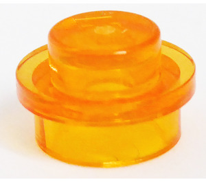 LEGO Orange Clair Transparent assiette 1 x 1 Rond (6141 / 30057)