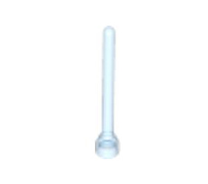 LEGO Bleu Moyen Transparent Antenne 1 x 4 avec dessus arrondi (3957 / 30064)