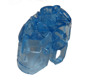 LEGO Transparentes Mittelblau Bionicle Kopf Base (64262)