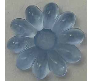 LEGO Transparentes Mittelblau Clikit Daisy 2 x 2 mit 10 Blütenblätter (45455 / 46281)