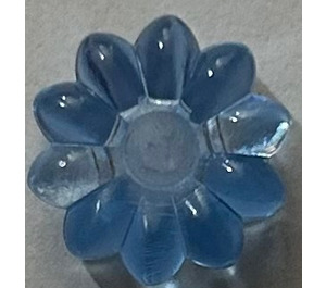 LEGO Transparent Medium Blue Clikits 2 x 2 Flower with 10 Petals with Hole (45458 / 46283)