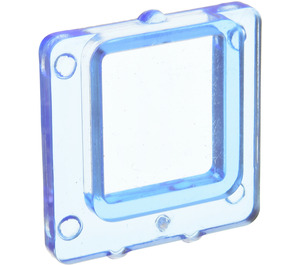 LEGO Transparent Medium Blue Glass for Window 1 x 2 x 2 Plane (4862)