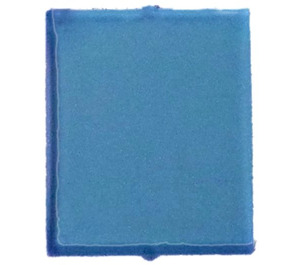 LEGO Transparant middelblauw Glas voor Venster 1 x 4 x 3 (zonder cirkel) (3855)