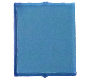 LEGO Bleu moyen transparent Verre for Fenêtre 1 x 4 x 3 (sans Cercle) (3855)