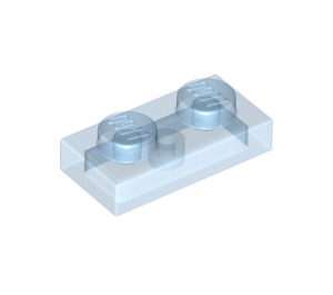 LEGO Transparent Medium Blue Plate 1 x 2 (3023 / 28653)