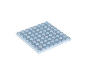 LEGO Transparent Medium Blue Plate 8 x 8 (41539 / 42534)