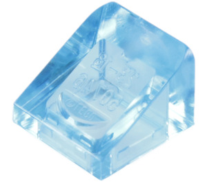 LEGO Transparent Medium Blue Slope 1 x 1 (31°) (50746 / 54200)