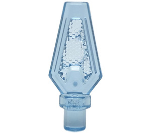 LEGO Transparentes Mittelblau Speer Kopf Tip (27257)