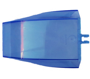 LEGO Transparent Medium Blue Windscreen 6 x 8 x 4 with Hinge (42602)