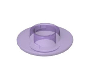 LEGO Transparent Medium Purple Clikits Bead Ring (Large, Thin, with Hole) (45472 / 45473)