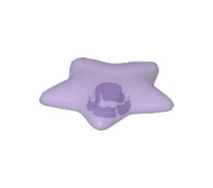 LEGO Transparent Medium Purple Clikits Star 2 x 2 with Pin (45462)