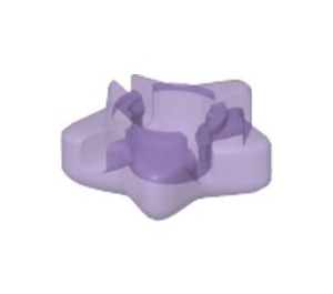 LEGO Violet moyen transparent Clikits Star Base 2 x 2 (46286)