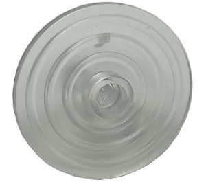 LEGO Transparent Minifig Shield Round (3876)