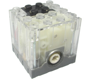 LEGO Transparent Motor avec Transparent Housing 9V (44486)