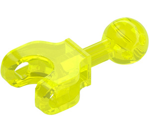 LEGO Transparent Neon Green Ball Joint with Ball Socket (90611)