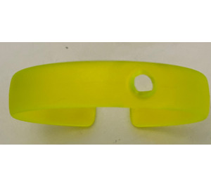 LEGO Gjennomsiktig neon grønn Bangle 45 x 57 x 12 med 1 Base (47912)