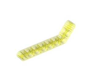 LEGO Transparent Neon Green Beam Bent 53 Degrees, 3 and 7 Holes (32271 / 42160)