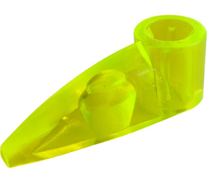 LEGO Transparent Neon Green Claw with Axle Hole (Bionicle Eye) (41669 / 48267)