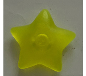 LEGO Transparent Neon Green Clikits Star 2 x 2 with Pin (45462)