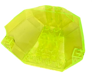 LEGO Transparent Neon Green Cockpit 8 x 5 x 3 (6085)