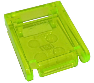 LEGO Vert néon transparent Récipient Boîte 2 x 2 x 2 Porte avec Fente (4346 / 30059)
