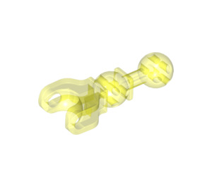 LEGO Transparent Neon Green Double Ball Joint with Ball Socket (90609)
