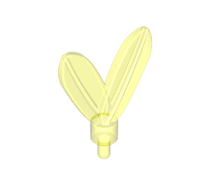 LEGO Transparentes Neongrün Minifig Feathers mit Stift (28958 / 30126)