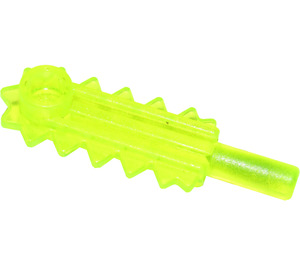 LEGO Transparent Neon Green Minifig Tool Chainsaw Blade (6117 / 28652)