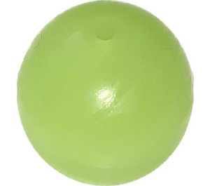 LEGO Gjennomsiktig neon grønn Technic Bionicle Ball 16.5 mm (54821)