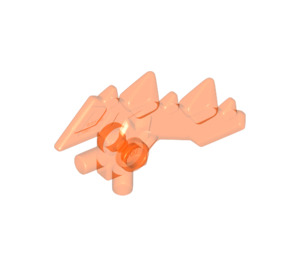 LEGO Transparent Neon Reddish Orange Blade (23861 / 28683)