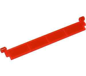 LEGO Transparentes Neonrot-Orange Garage Roller Tür Abschnitt ohne Griff (4218 / 40672)