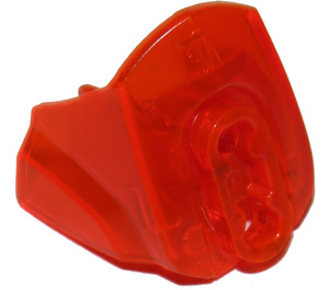 LEGO Transparent Neon Reddish Orange Hero Factory Armor with Ball Joint Socket Size 3 (10498 / 90641)