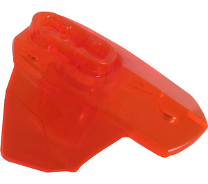 LEGO Orange rougeâtre néon transparent Hero Factory Armor avec Douille à rotule Taille 4 (14533 / 90640)