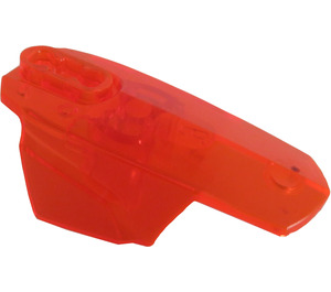 LEGO Transparant Neon Roodachtig Oranje Hero Factory Armor met Kogelgewrichtsbus Maat 6 (90638)