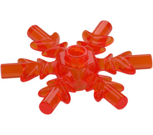 LEGO Orange Rougeâtre Néon Transparent Ice Crystal (42409 / 53972)