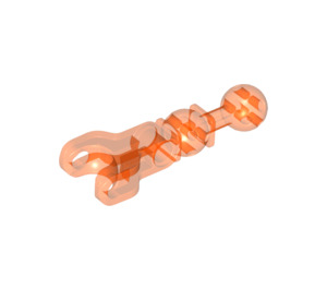 LEGO Orange rougeâtre néon transparent Medium Rotule avec Balle Socket et Faisceau (90608)