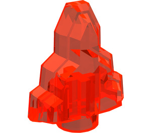 LEGO Orange rougeâtre néon transparent Moonstone (10178)