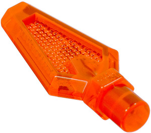 LEGO Transparant Neon Roodachtig Oranje Speer Hoofd Tip (27257)