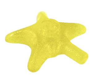 LEGO Transparent Neon Yellow Starfish (33122)