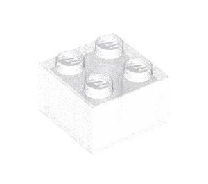 LEGO Transparant Opaal Steen 2 x 2 (3003 / 6223)