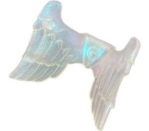 LEGO Transparent Opal Feathered Wings Collapsed (77183)