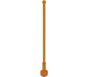 LEGO Gennemsigtig orange Antenne 1 x 8 (2569 / 47094)