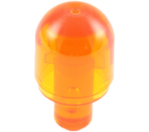 LEGO Orange transparent Barre 1 avec couvercle léger (29380 / 58176)