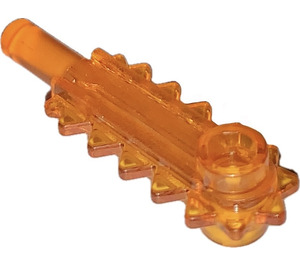 LEGO Transparent Orange Chainsaw Blade (6117 / 28652)