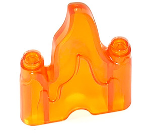 LEGO Transparentes Orange Flamme 1 x 4 (70880)