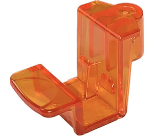 LEGO Transparant oranje Minifiguur Stand (15104)