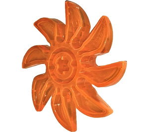 LEGO Orange Transparent Propellor 8 Lame 5 Diamètre (41530 / 60591)