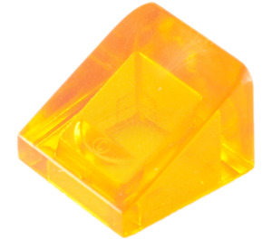 LEGO Transparentes Orange Steigung 1 x 1 (31°) (50746 / 54200)