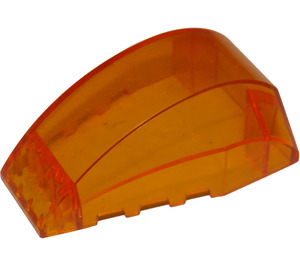 LEGO Transparent Orange Windscreen 4 x 6 x 2 (41883)