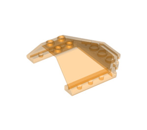 LEGO Transparentes Orange Windschutzscheibe 6 x 6 x 2 (35331 / 87606)